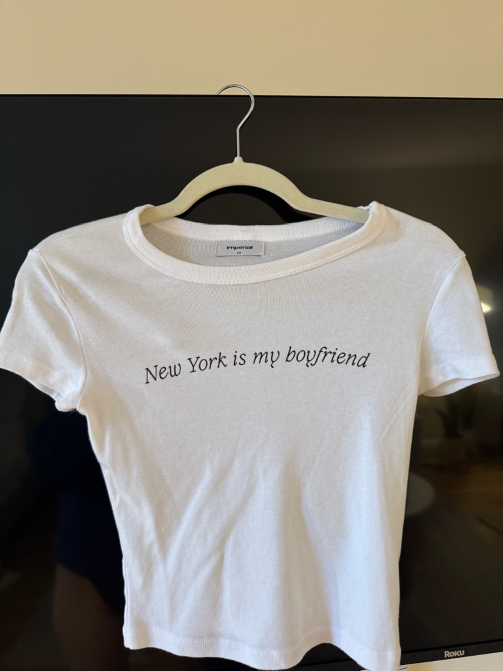 ‘New York is my boyfriend' crop top